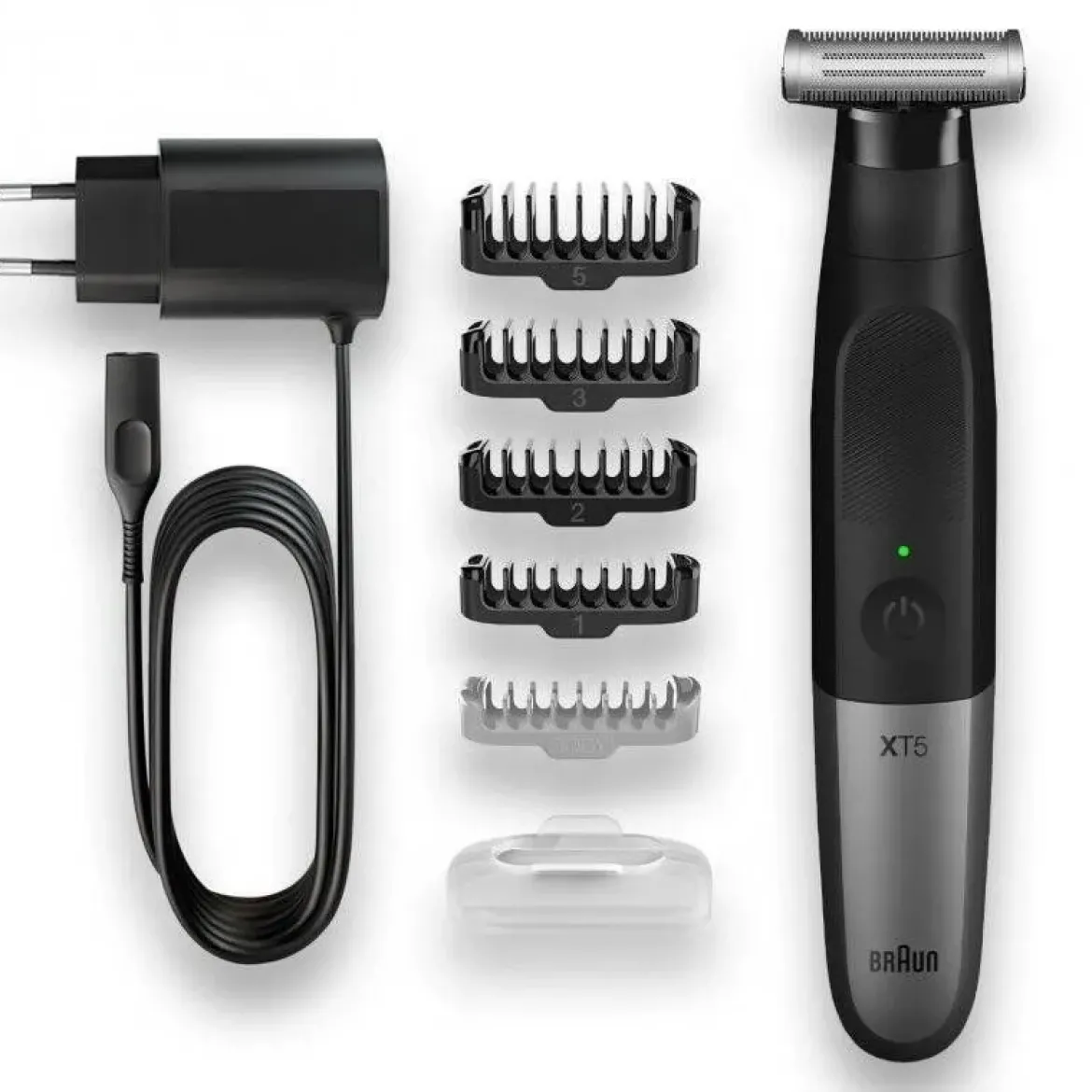 Afeitadora Corporal BRAUN y recortadora de barba XT5100 BLKSPCGRY