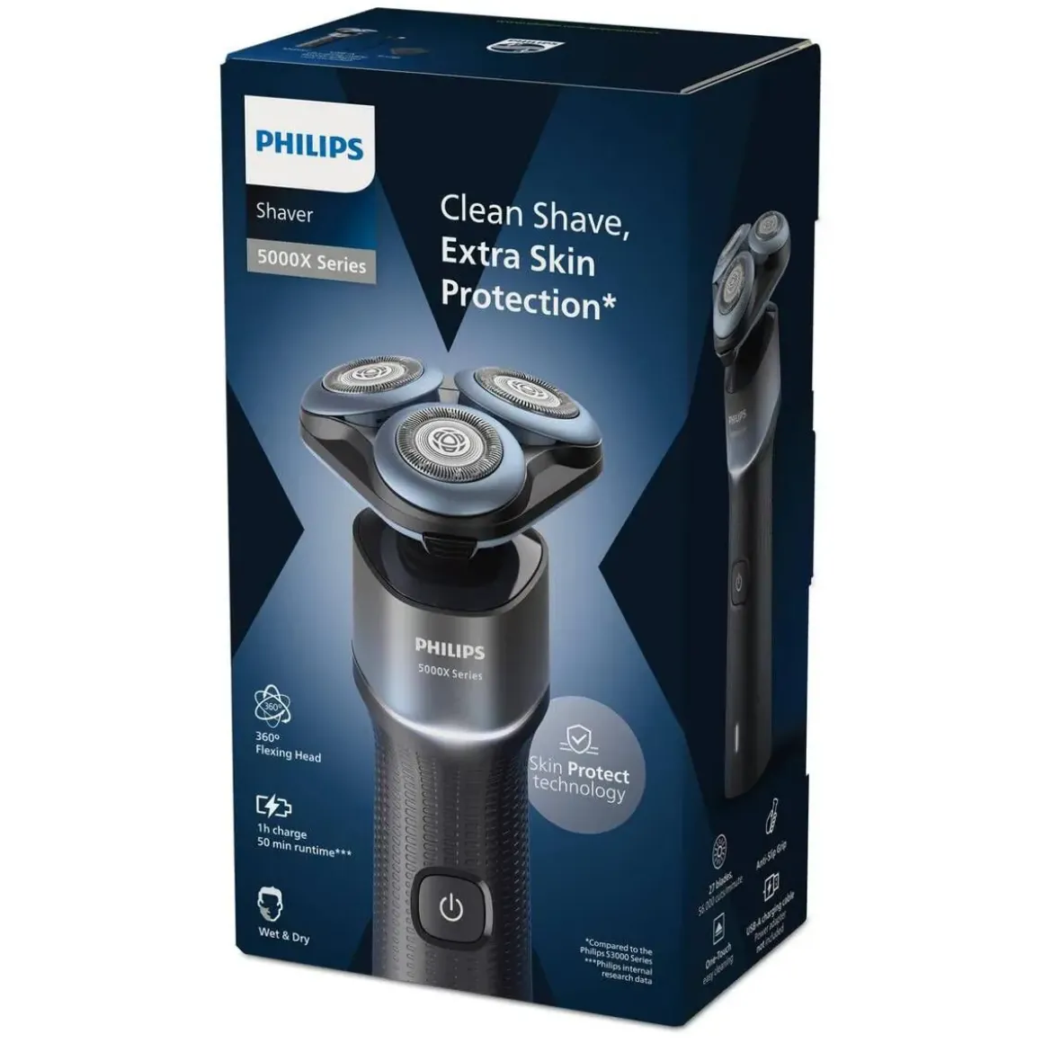 Afeitadora Philips S5000X Recargable 50min Inalámbrica X5006/00