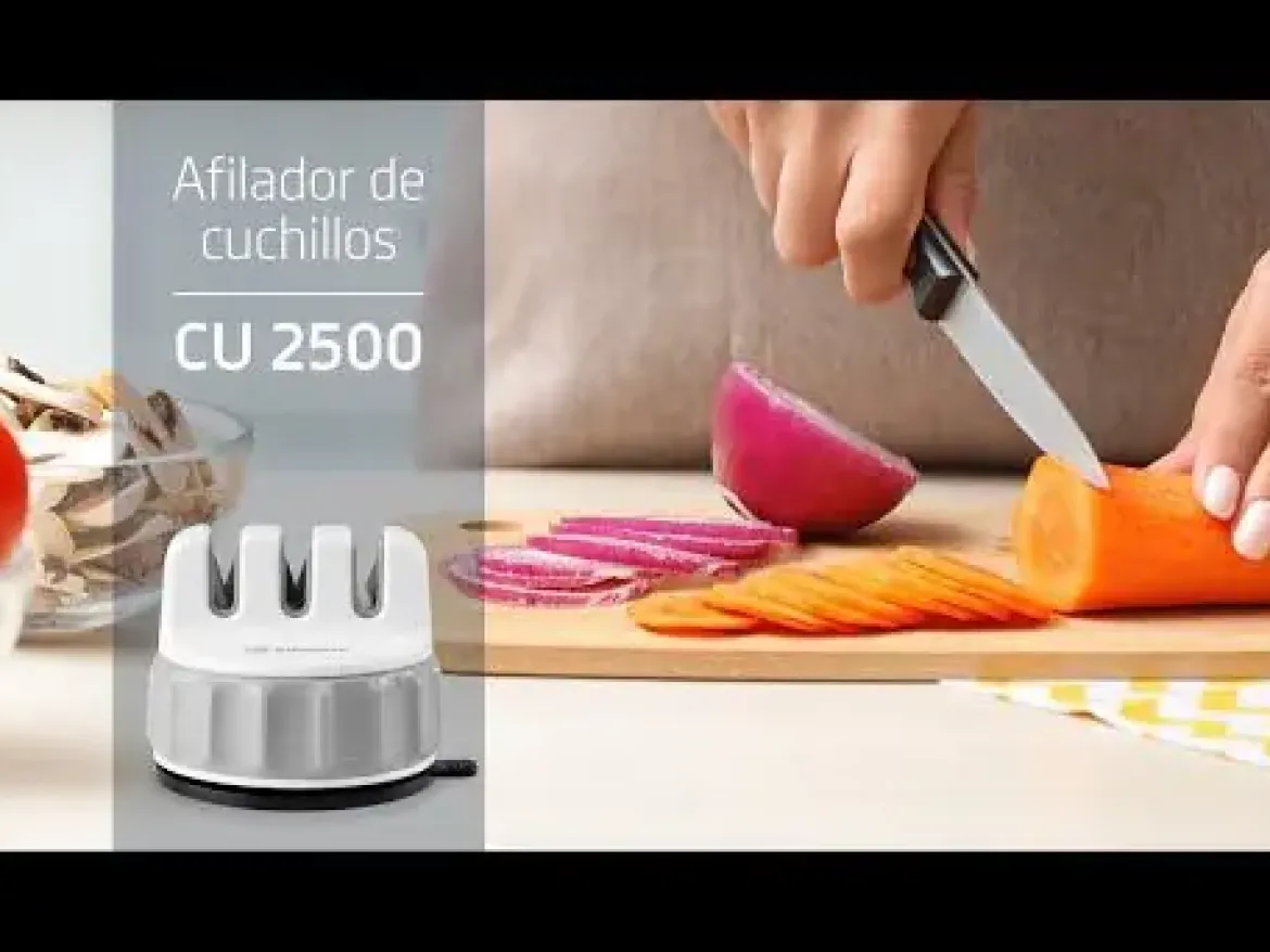 Afilador de cuchillos Orbegozo manual 3 etapas CU2500