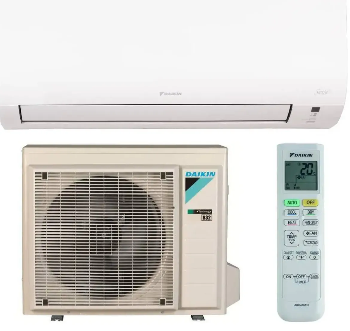 Aire acondicionado Daikin Comfora AXD25A Split Inverter 2200 Frigorías