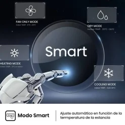 Aire acondicionado Hisense KC25YR3B Split Inverter WiFi R32 2136 Frigorías