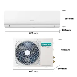 Aire acondicionado Hisense KC25YR3B Split Inverter WiFi R32 2136 Frigorías