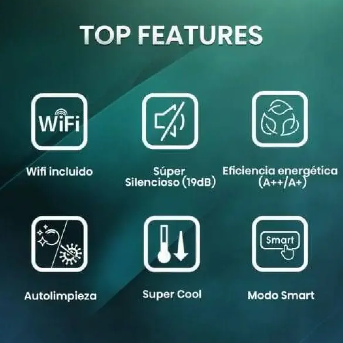 Aire acondicionado Hisense KC50XS1G Split Inverter WiFi 4300 Frigorías