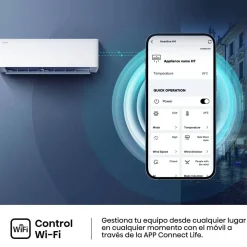 Aire acondicionado Hisense UniPure HB35XU0A Split Inverter Blanco WiFi 3010 Frigorías
