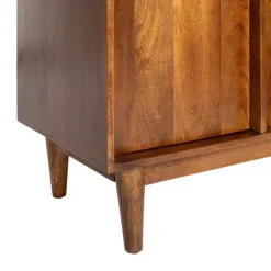 Alacena de Salón en Madera de Mango Acabado Marrón 615142