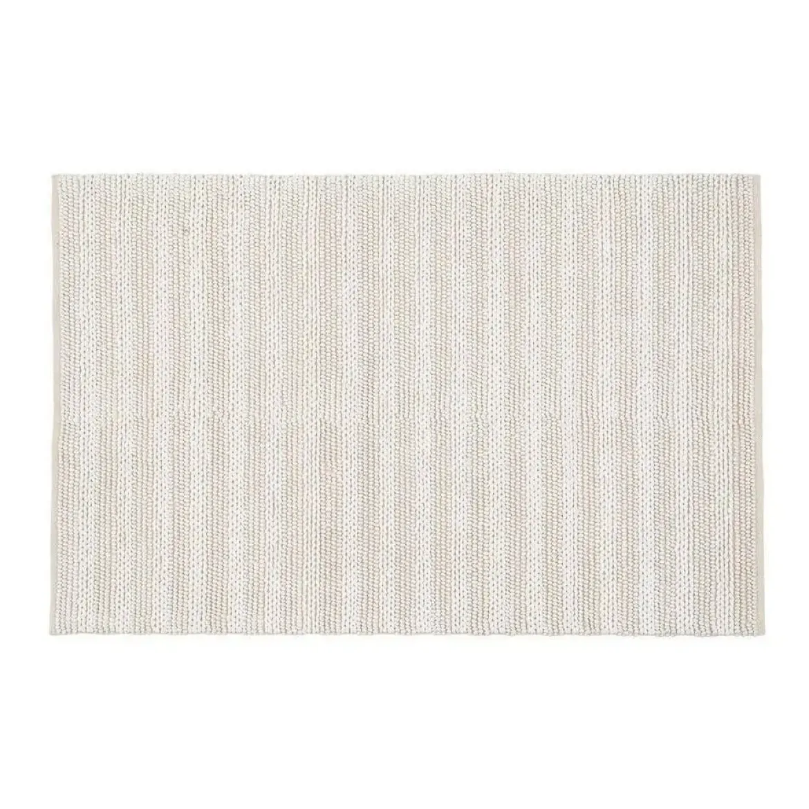 Alfombra de Salón Decorativa Tejido Crema 160x230 cm 609343