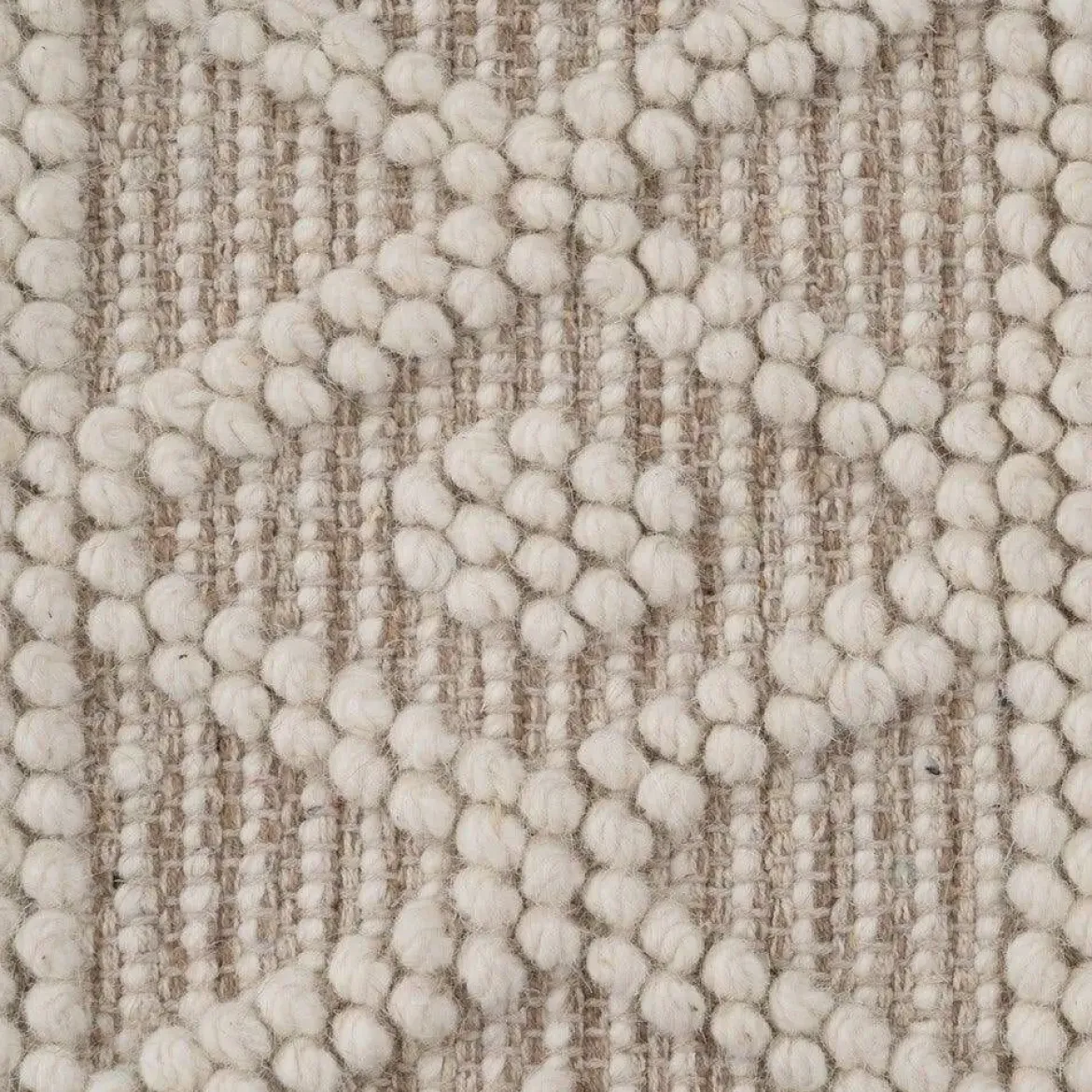 Alfombra de Salón Tejido Color Crema 160x230 cm 612739