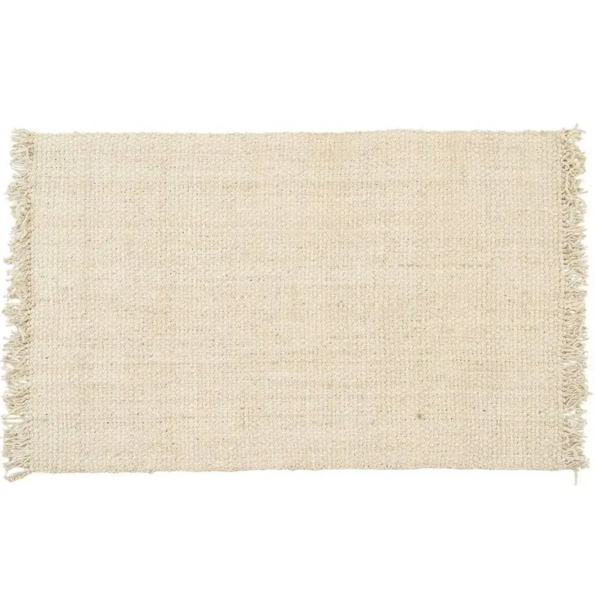 Alfombra de Salón Yute Color Crema 160x230 cm ALTEA 609385