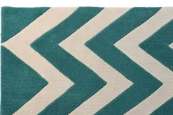 Alfombra de Salón Zigzag en Poliéster 160 cm TX-204773