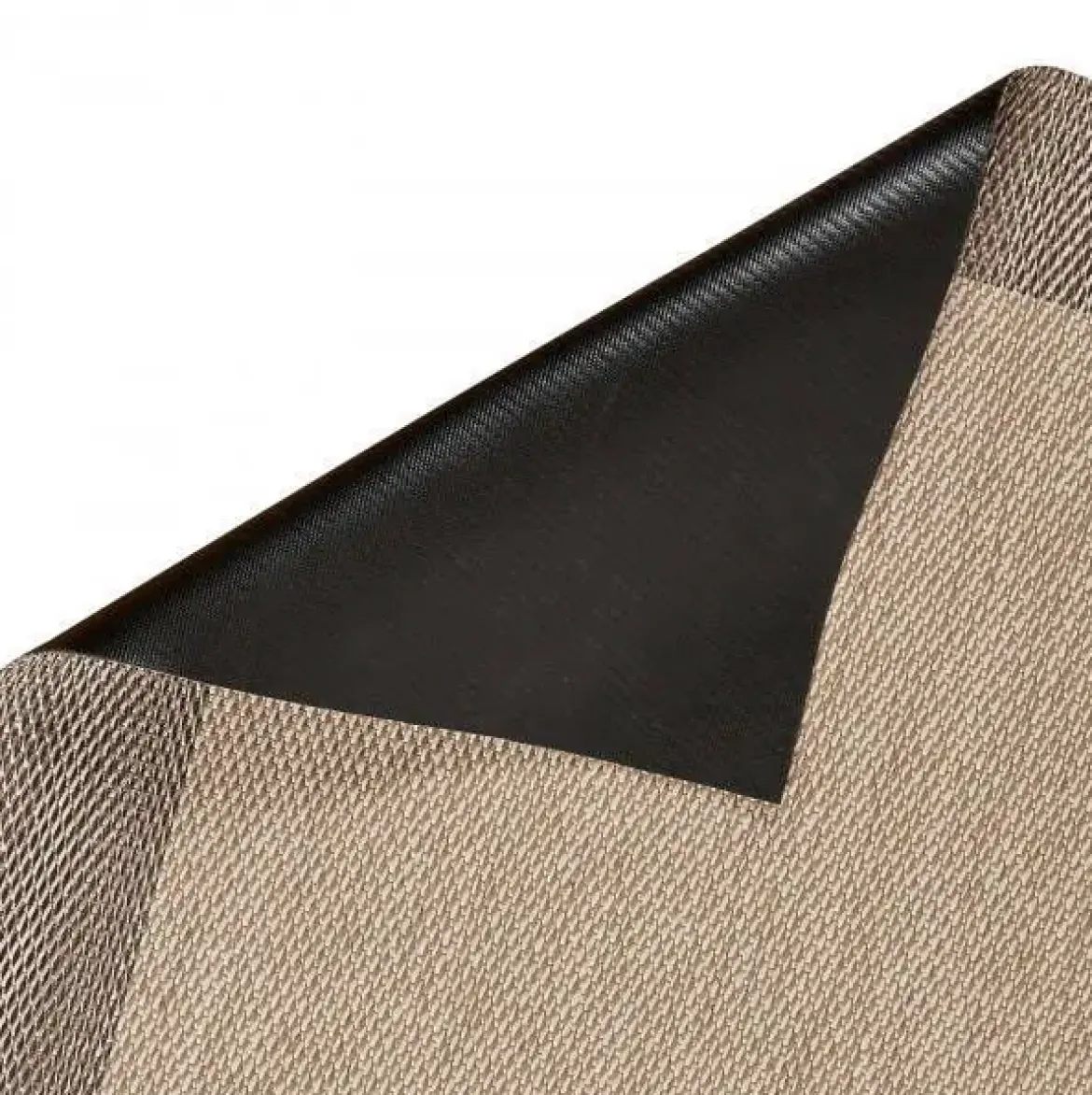 Alfombra de Tejido de Vinilo Color Beige-Tostado 60x90