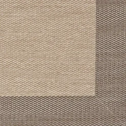 Alfombra de Tejido de Vinilo Color Beige-Tostado 80x150
