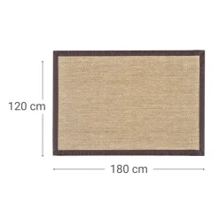 Alfombra de Tejido de Vinilo Sisal 120x180