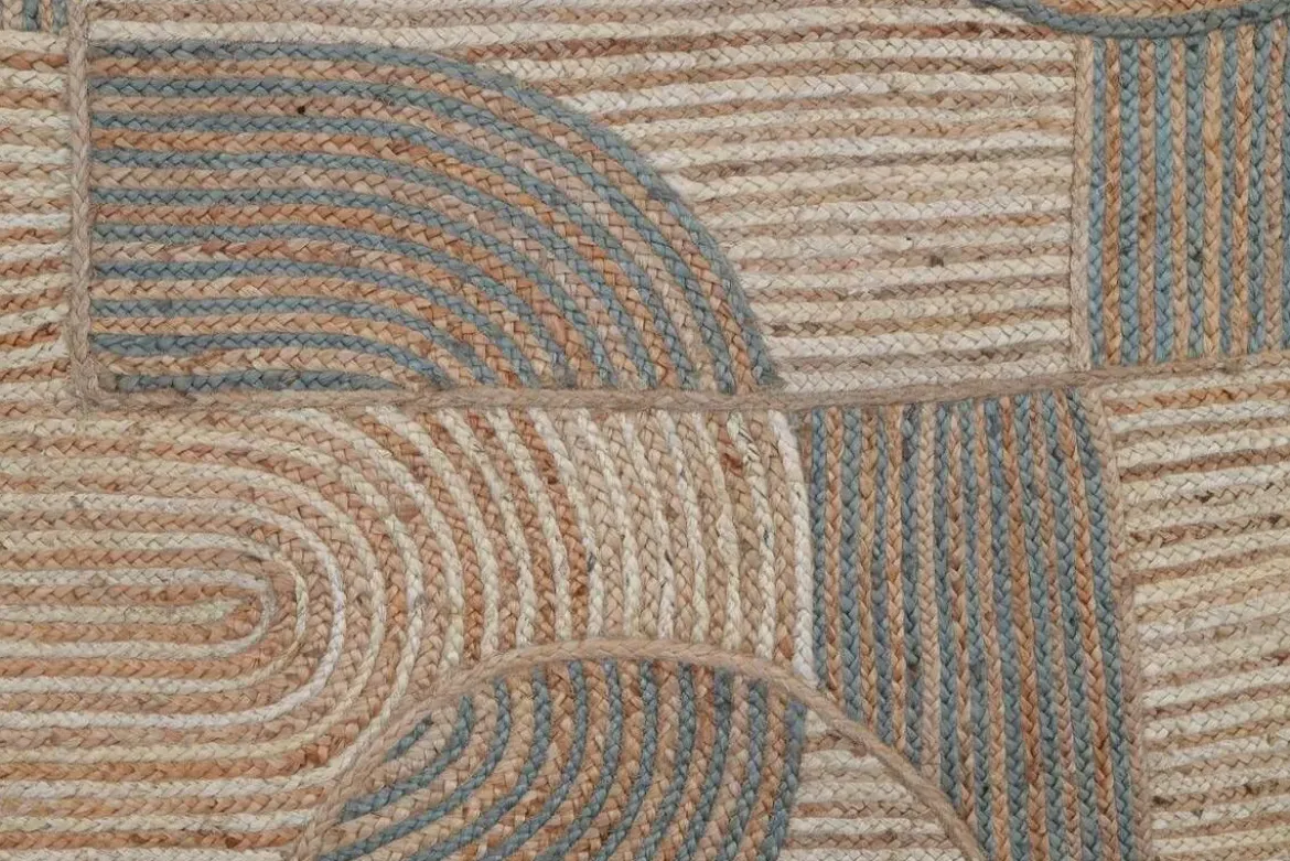 Alfombra de Yute Diseño Abstracto 160 x 230 cm TX-229607