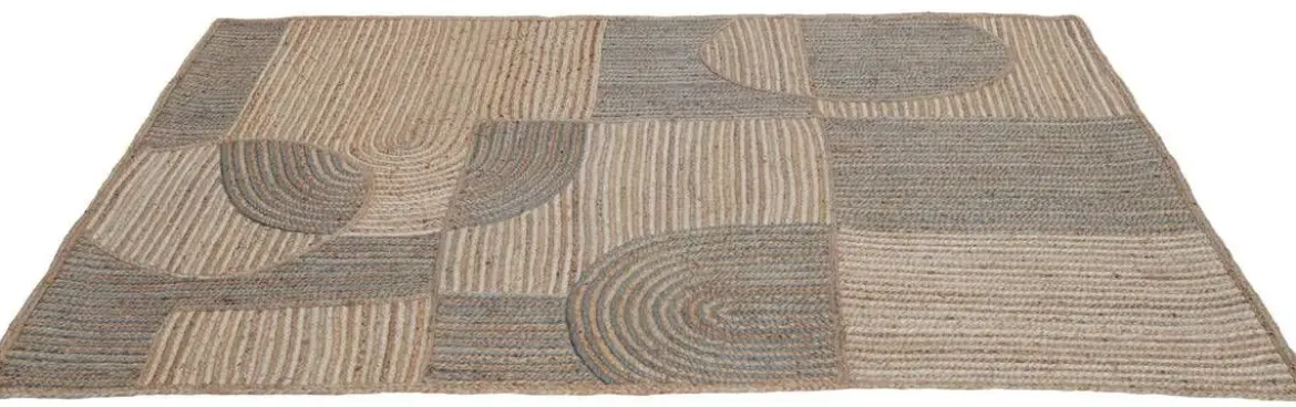Alfombra de Yute Diseño Abstracto 160 x 230 cm TX-229607