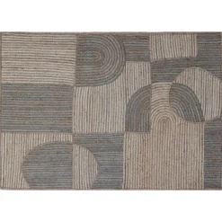 Alfombra de Yute Diseño Abstracto 160 x 230 cm TX-229607
