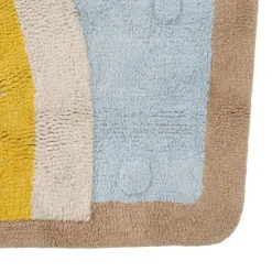 Alfombra Infantil con Diseño de Casa de Colores Claros 608558