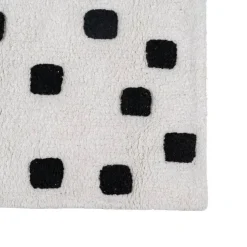 Alfombra Infantil con Estampado Puntos Negros 608565