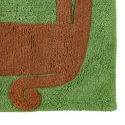 Alfombra para Niños con Animales 175x90 Fabricada con Algodón 608543