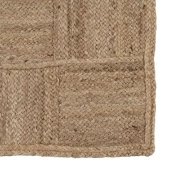 Alfombra Rectangular de Yute de Diseño 607188