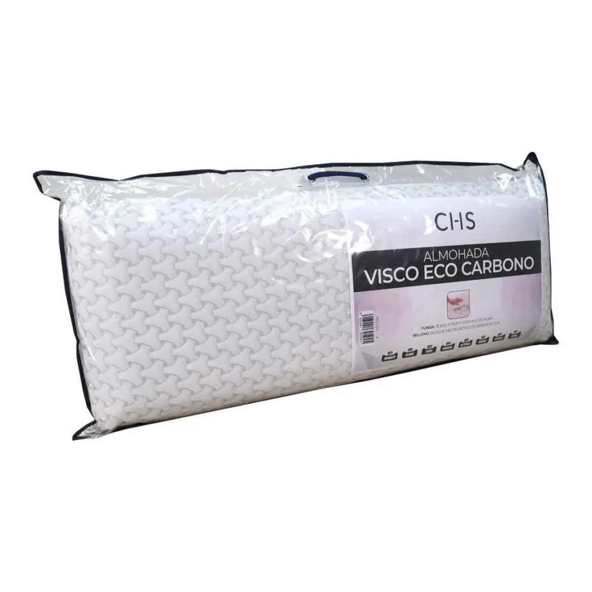 Almohada Viscoelástica con Carbono Activo de 105 cm CHS