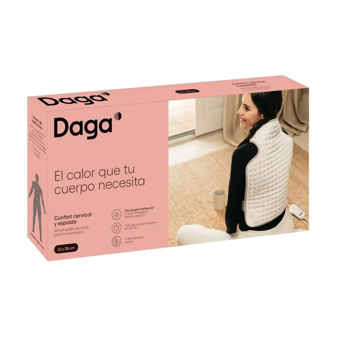 Almohadilla Cervical y Espalda DAGA 3 Prog 4 Temp Intellisense 16869