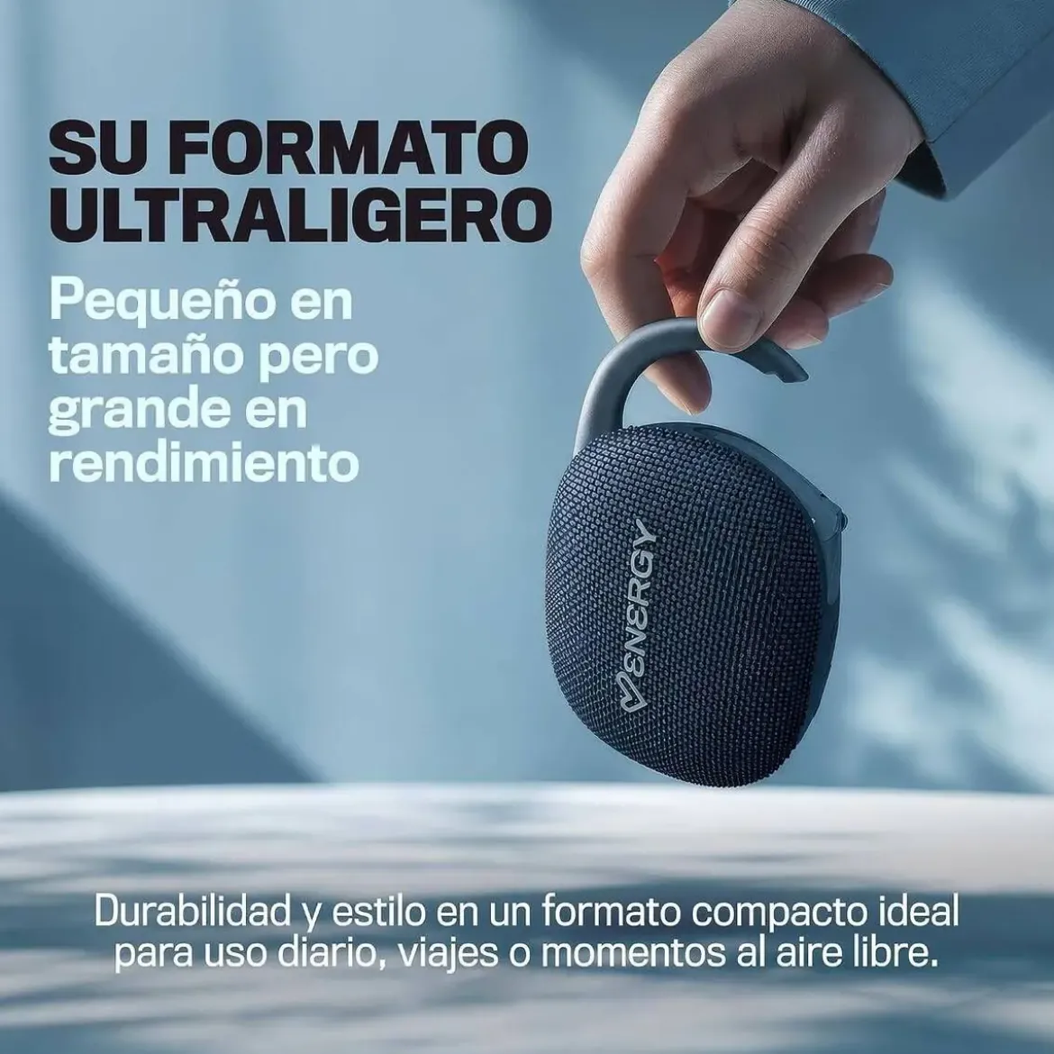 Altavoz Bluetooth Energy Sistem EnergyClip Speaker IPX7 18H Negro/Rojo 500567