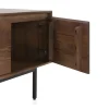 Aparador bajo marrón con 3 puertas lisas de madera de mango GABAR10820
