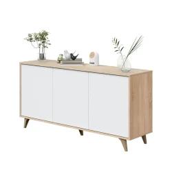 Aparador color blanco Artik y roble canadian 016618F