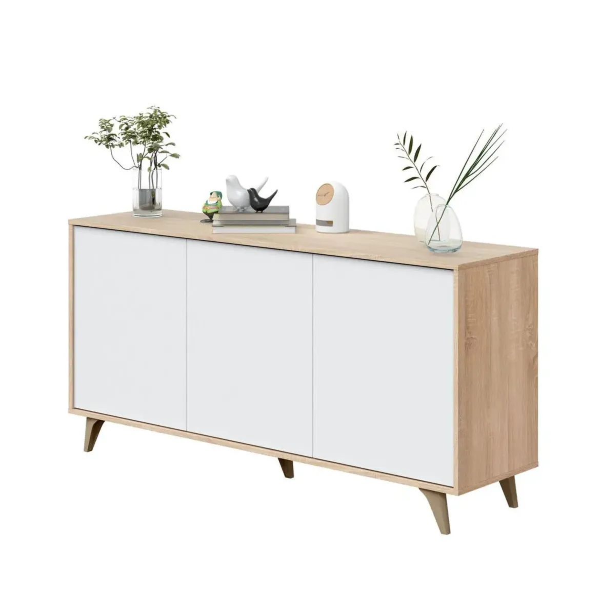 Aparador color blanco Artik y roble canadian 016618F