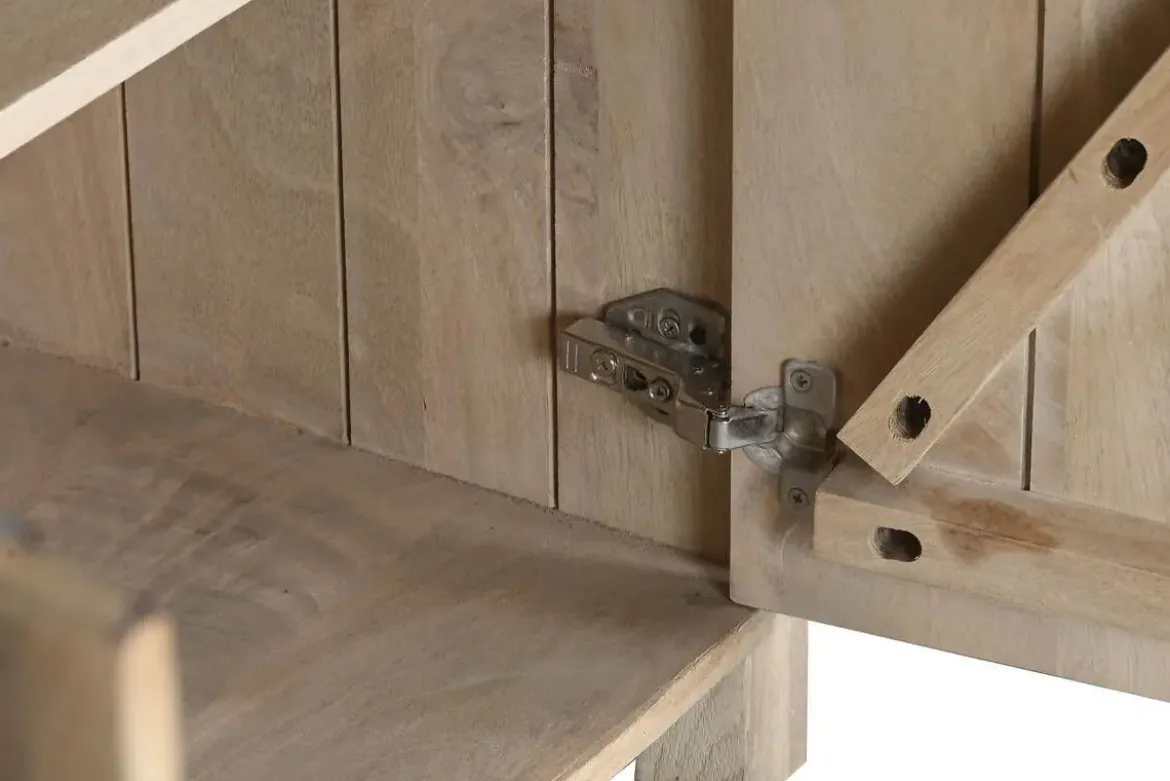 Aparador de 100 cm de Madera de Mango Natural MB-215080
