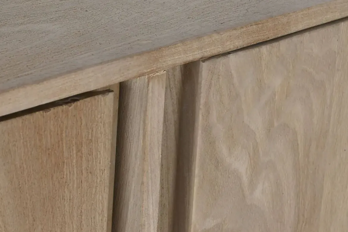 Aparador de 100 cm de Madera de Mango Natural MB-215080