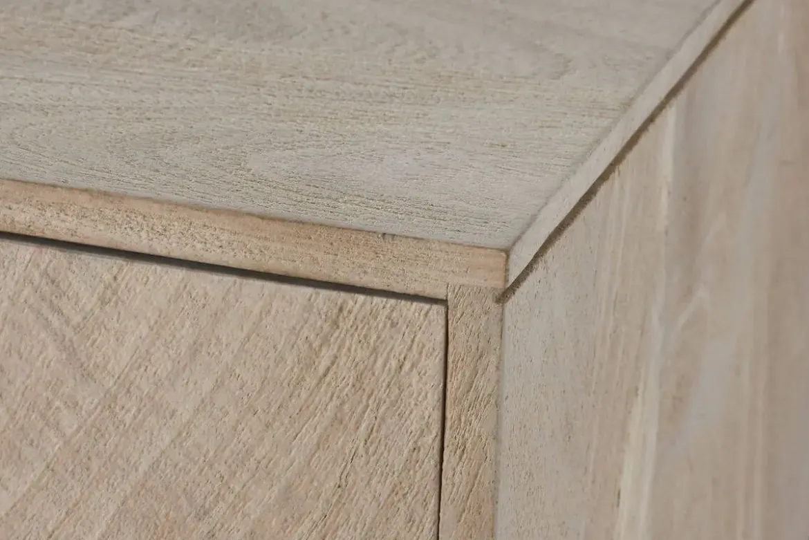 Aparador de 100 cm de Madera de Mango Natural MB-215080