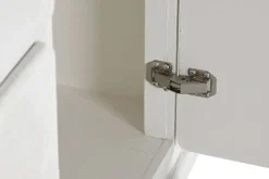 Aparador de 120 cm de MDF-Abeto Acabado Rugoso Blanco MB-216609