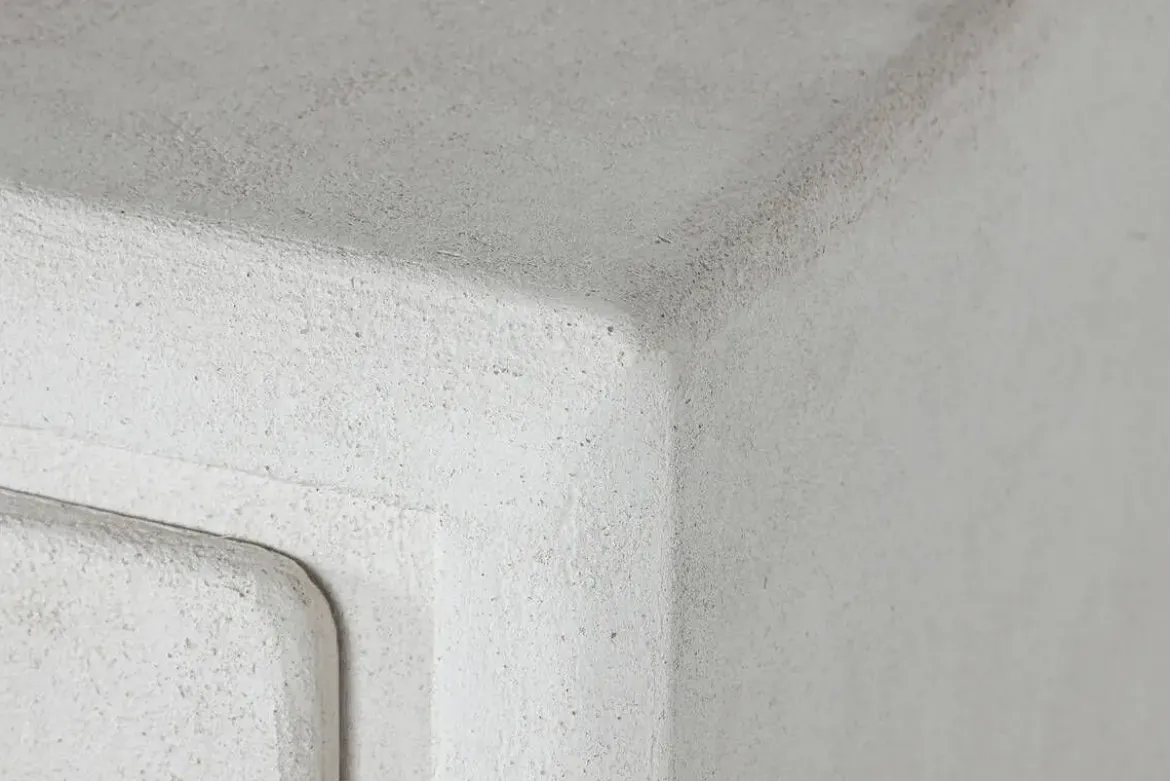 Aparador de 120 cm de MDF-Abeto Acabado Rugoso Blanco MB-216609