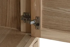 Aparador de Madera de Abeto Natural con 2 Puertas MB-219386