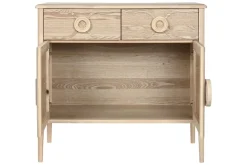 Aparador de Madera de Abeto Natural con 2 Puertas MB-219386