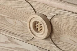 Aparador de Madera de Abeto Natural con 2 Puertas MB-219386