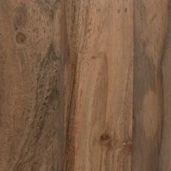 Aparador de Madera de Acacia Natural con Puertas de Cristal 180 cm 612847