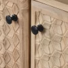 Aparador de Madera de Acacia y Metal MB-219453