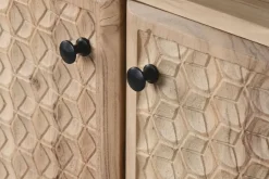 Aparador de Madera de Acacia y Metal MB-219453
