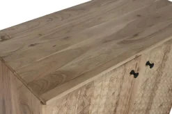 Aparador de Madera de Acacia y Metal MB-219453