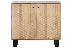 Aparador de Madera de Acacia y Metal MB-219453