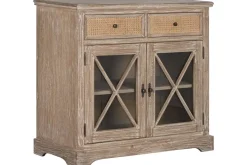 Aparador de Madera de Bayur con Ratán MB-215347