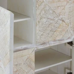 Aparador de madera de mango blanco patinado GABAR 10825