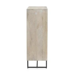 Aparador de madera de mango blanco patinado GABAR 10825