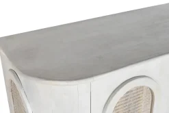 Aparador de Madera de Mango Blanco 92 cm MB-200599