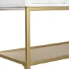 Aparador de Madera de Mango y Metal Blanco MB-200449