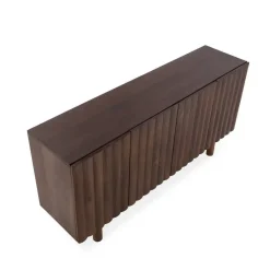Aparador de Madera Maciza de Mango 160 cm Nogal TAMIRA