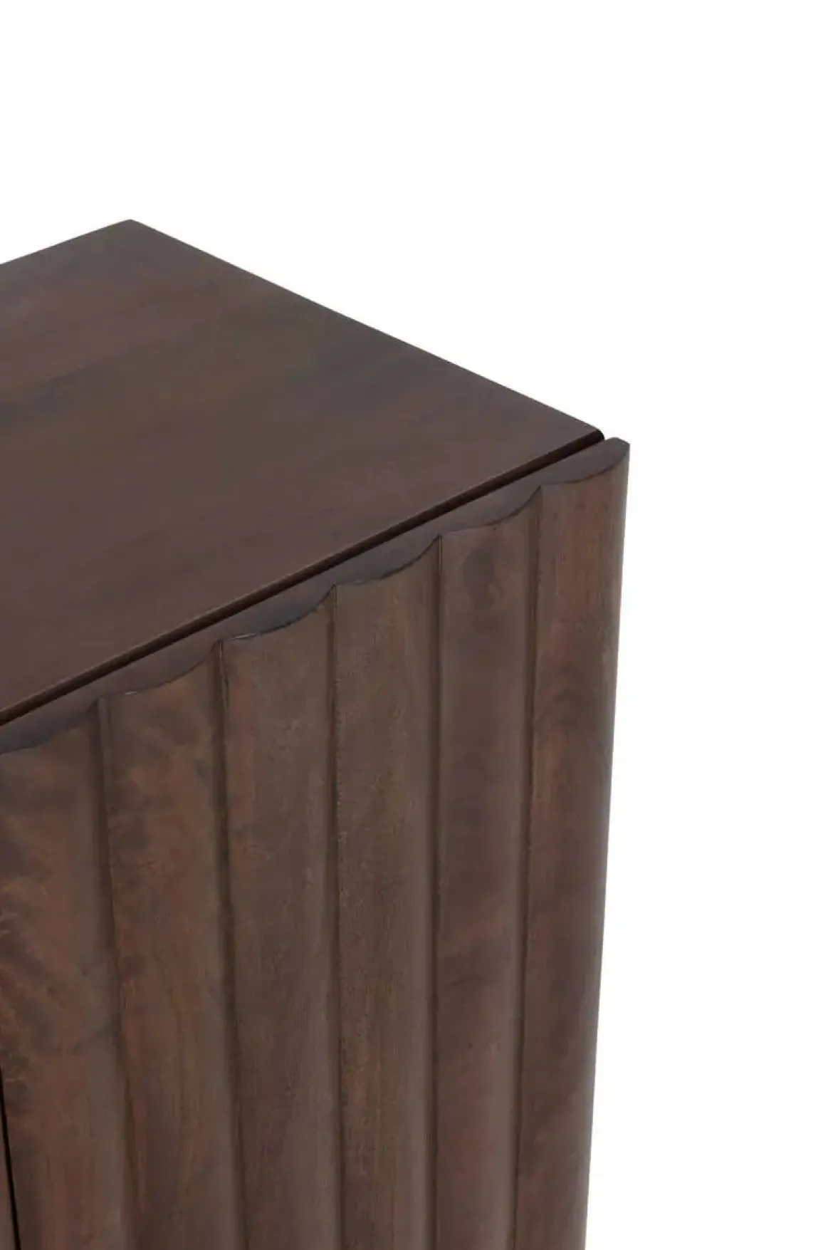 Aparador de Madera Maciza de Mango 160 cm Nogal TAMIRA