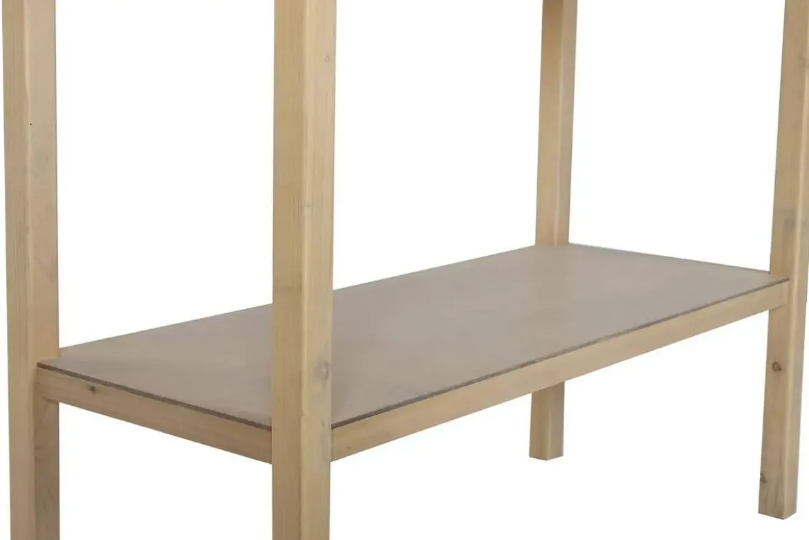 Aparador de Madera Natural con 2 Puertas MB-199016